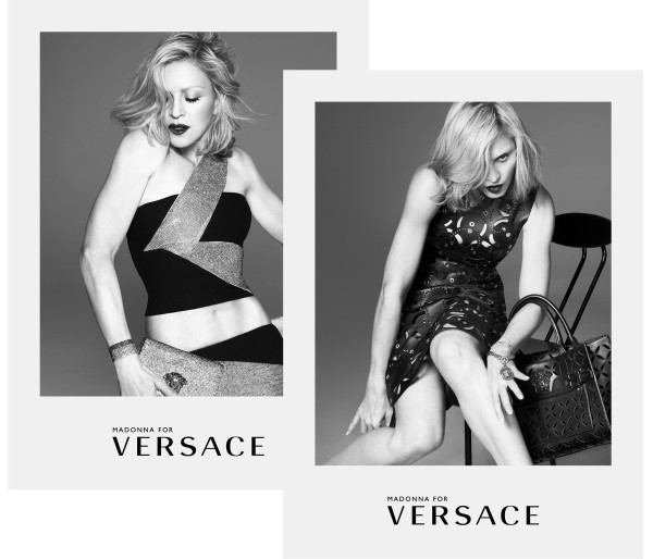 マドンナ Versace Spring 2015