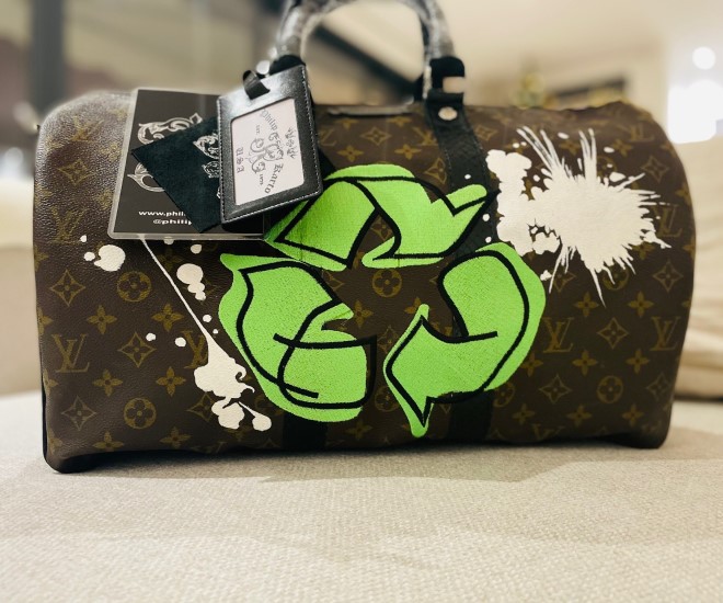 philip karto customised LV bag