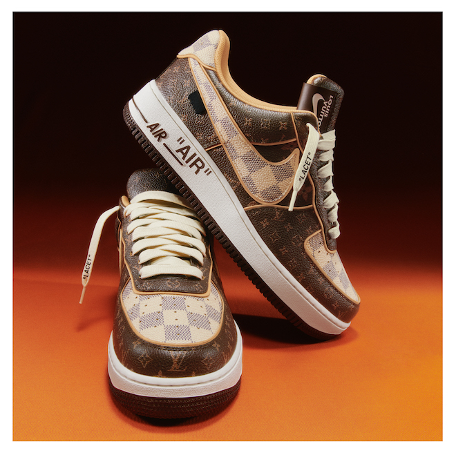 Louis Vuitton、 Nike "Air Force 1"